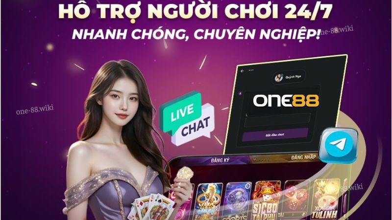 Các kênh liên hệ phổ biến tại nhà cái ONE88