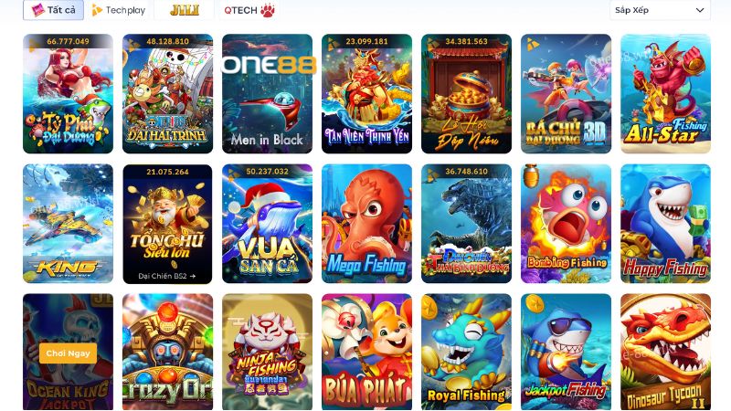 Những tựa game bắn cá ONE88 siêu hot