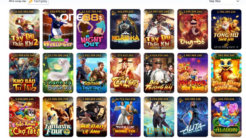 Top game Nổ hũ ONE88 đặc sắc